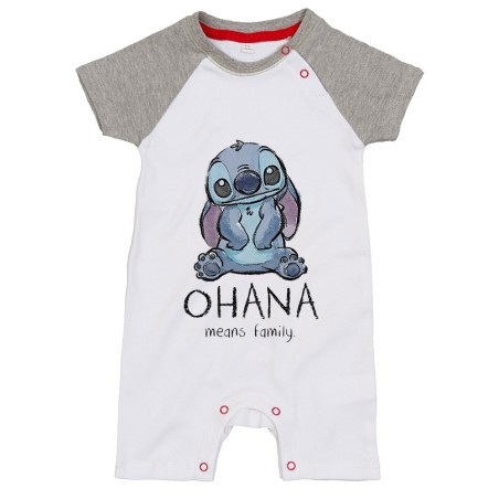 Pagliaccetto neonato con stitch ohana means family Cartoon