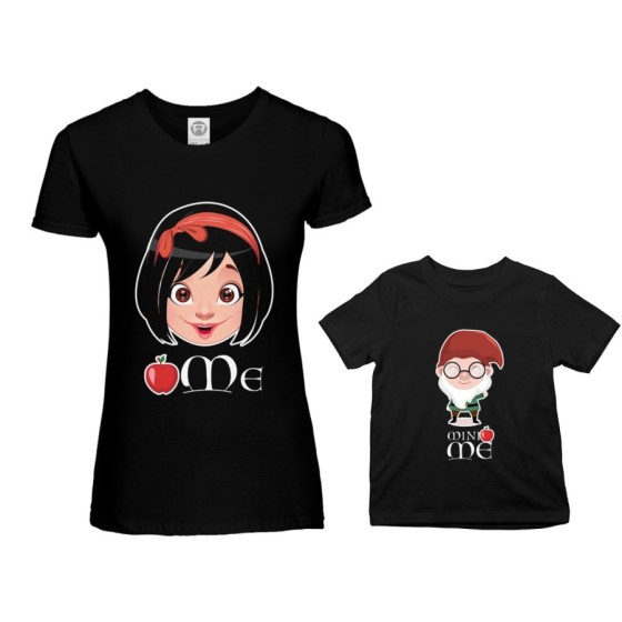 Coordinato t-shirt madre figlio me biancaneve mini nano Per la mamma 2