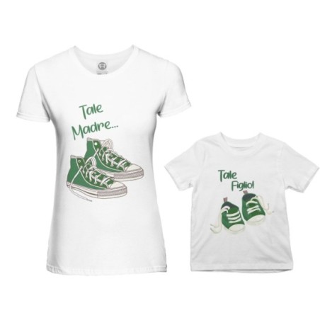 Coordinato t-shirt madre figlio tale madre tale figlio...