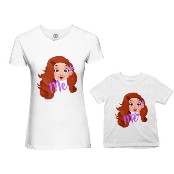 Coordinato t-shirt madre figlia me ariel mini ariel Per la mamma