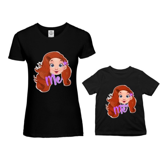 Coordinato t-shirt madre figlia me ariel mini ariel Per la mamma 2