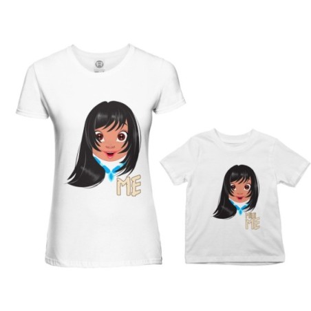 Coordinato t-shirt madre figlia me pocahontas mini...
