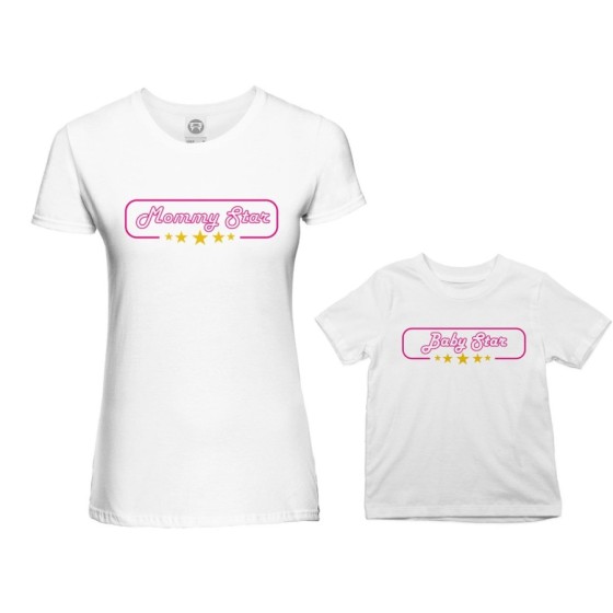 Coordinato t-shirt madre figlio mommy star mommy's bodyguard Per la mamma 2
