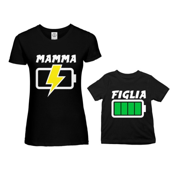 Coordinato t-shirt madre figlio mamma in carica figlio carico figlia carica Per la mamma 2
