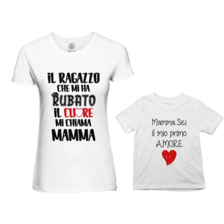 Coordinato t-shirt madre figlio il ragazzo che mi ha...