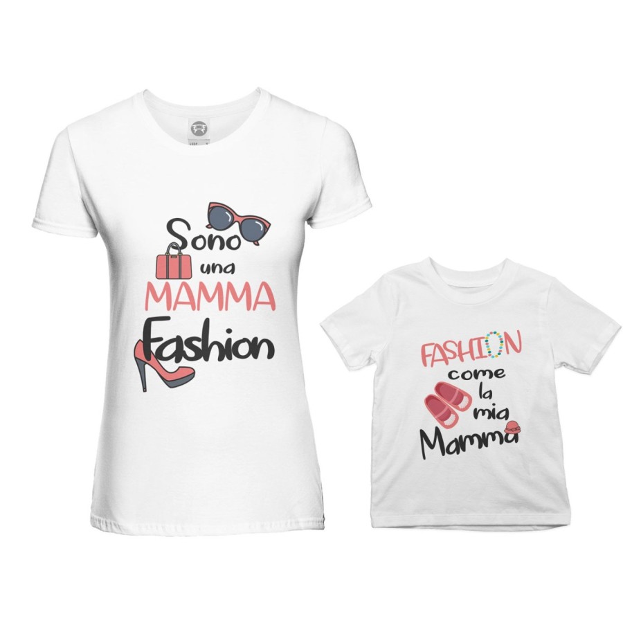 Coordinato t-shirt madre figlia sono una mamma fashion fashion come la mia mamma Per la mamma