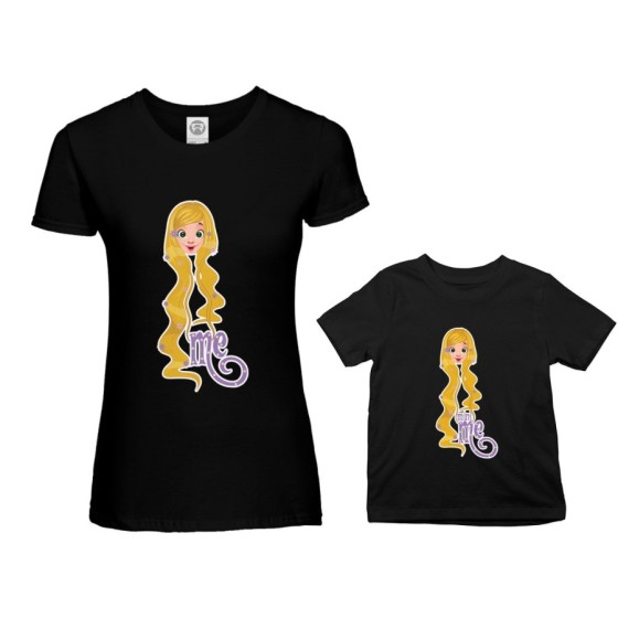 Coordinato t-shirt madre figlia me rapunzel mini rapunzel Per la mamma