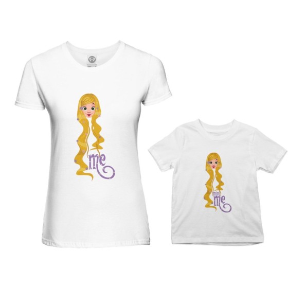 Coordinato t-shirt madre figlia me rapunzel mini rapunzel Per la mamma 2