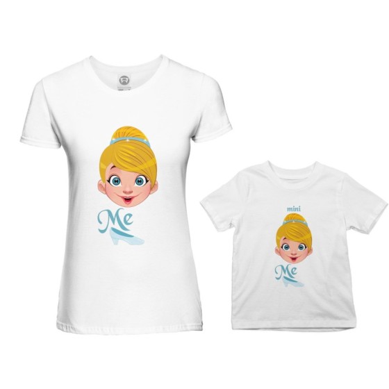 Coordinato t-shirt madre figlia me cenerentola mini cenerentola Per la mamma 2