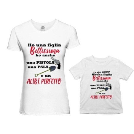 Coordinato t-shirt madre figlio ho un figlio bellissimo una figlia bellissima Per la mamma