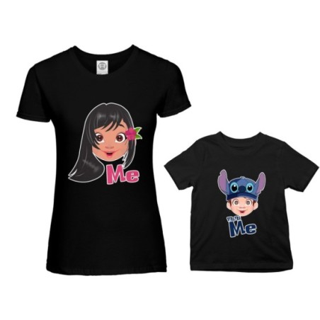 Coordinato t-shirt madre figlio me lilo mini stich Per la mamma