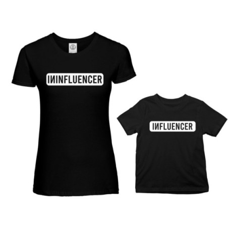 Coordinato t-shirt madre figlio ininfluencer