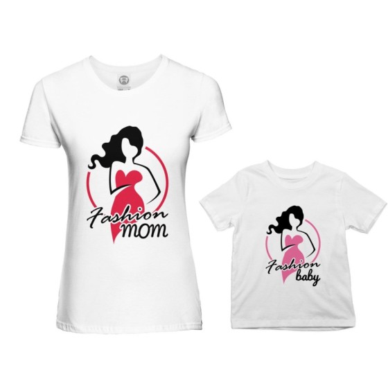 Coordinato t-shirt madre figlia fashion mom fashion baby Per la mamma 2