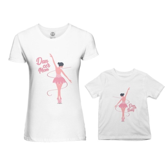 Coordinato t-shirt madre figlia dancer mom dancer baby Per la mamma 2