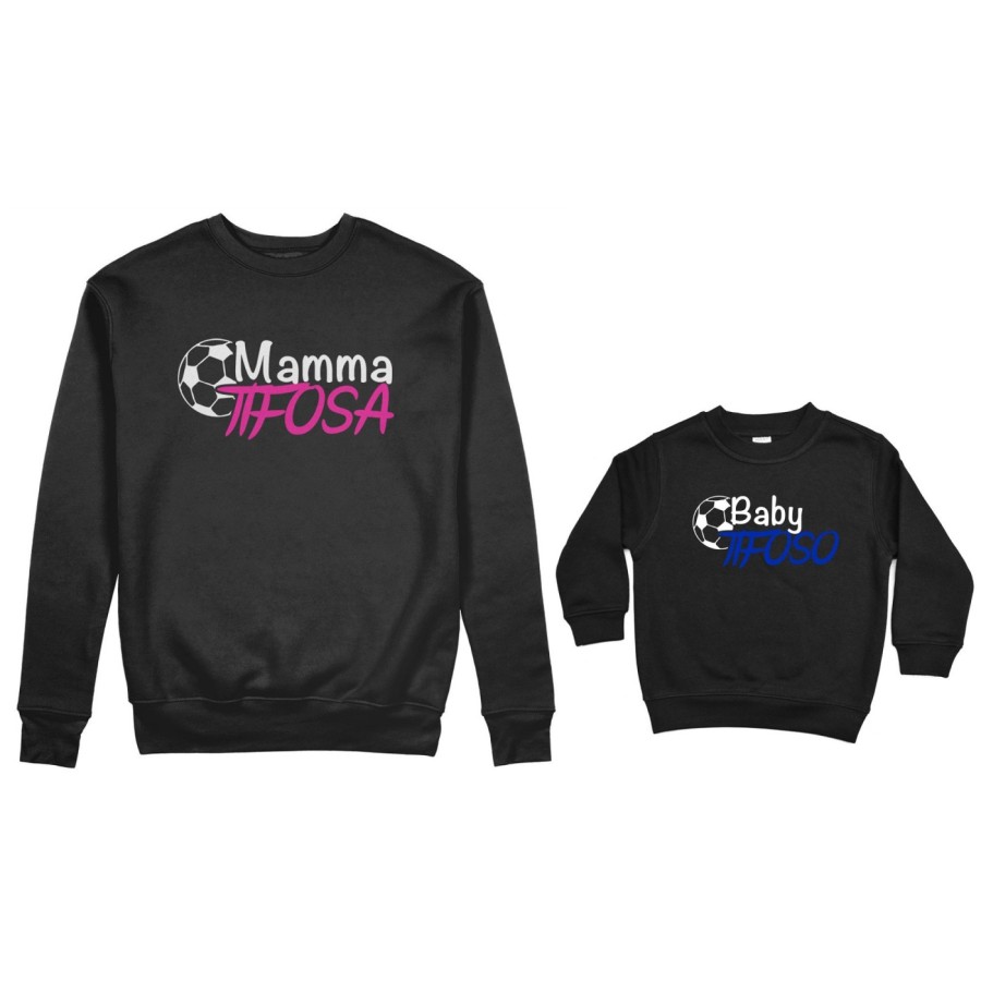 Coordinato felpe madre figlio mamma tifosa baby tifoso baby tifosa Per la mamma