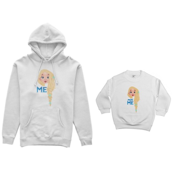 Coordinato felpe madre figlia me elsa mini elsa Per la mamma