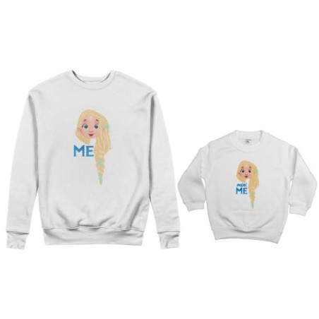 Coordinato felpe madre figlia me elsa mini elsa Per la mamma