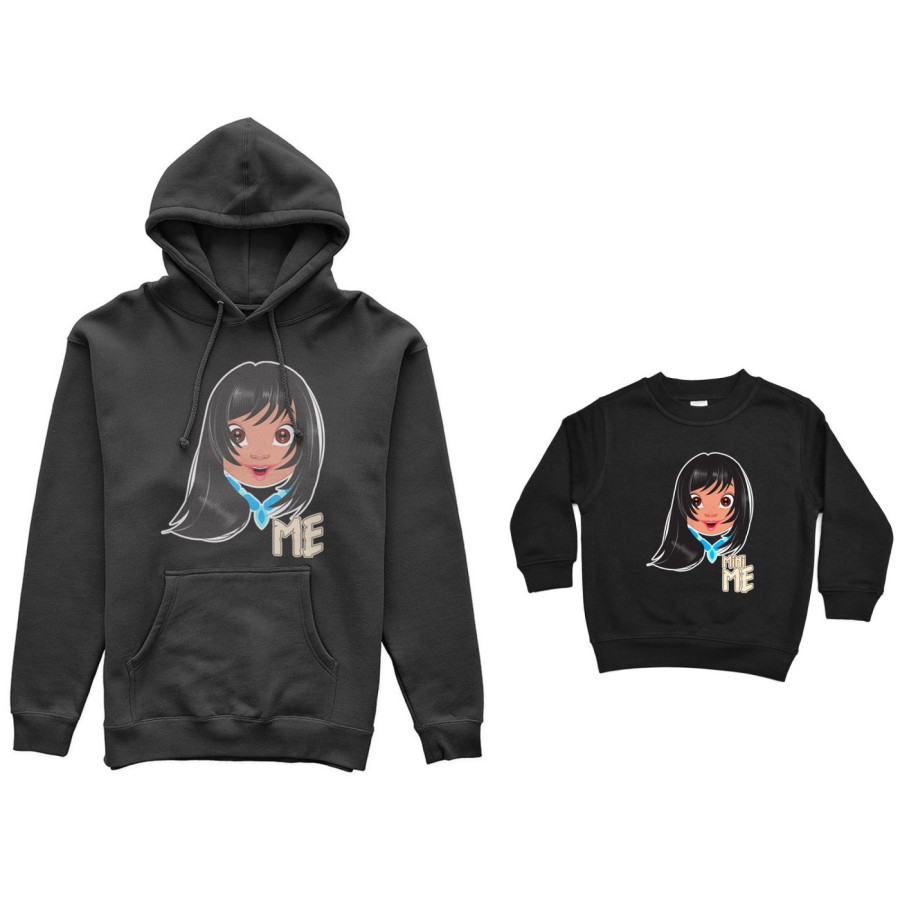Coordinato felpe madre figlia me pocahontas mini pocahontas Per la mamma