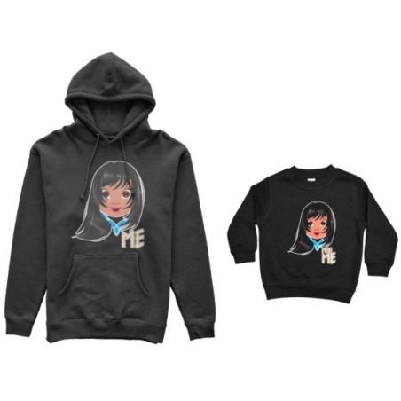 Coordinato felpe madre figlia me pocahontas mini pocahontas Per la mamma