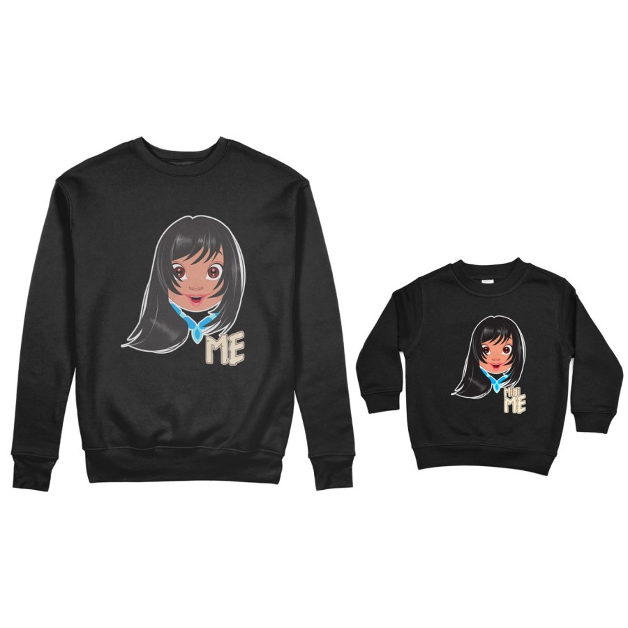 Coordinato felpe madre figlia me pocahontas mini pocahontas Per la mamma