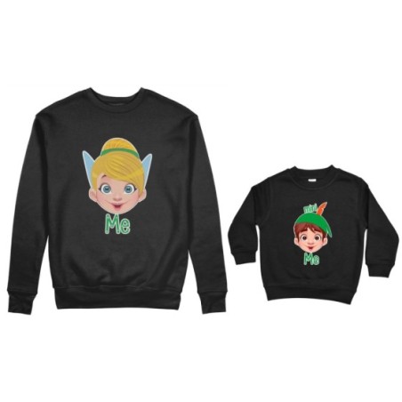 Coordinato felpe madre figlio me trilly mini peter pan Per la mamma