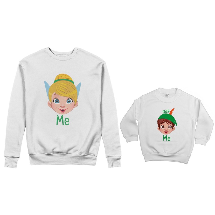 Coordinato felpe madre figlio me trilly mini peter pan Per la mamma