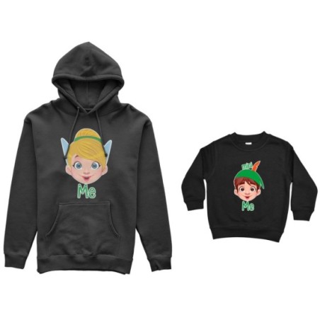 Coordinato felpe madre figlio me trilly mini peter pan Per la mamma