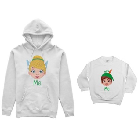 Coordinato felpe madre figlio me trilly mini peter pan Per la mamma