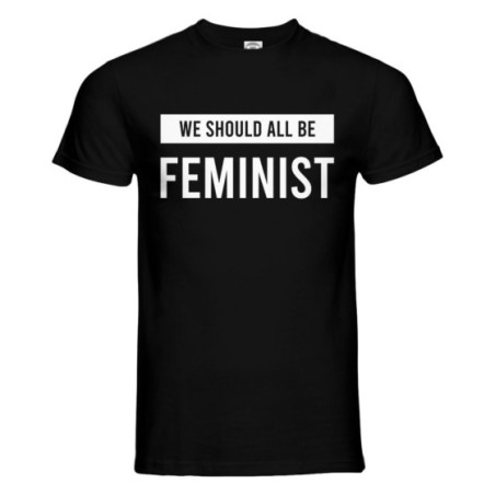 T-shirt uomo we should all be feminist Frasi
