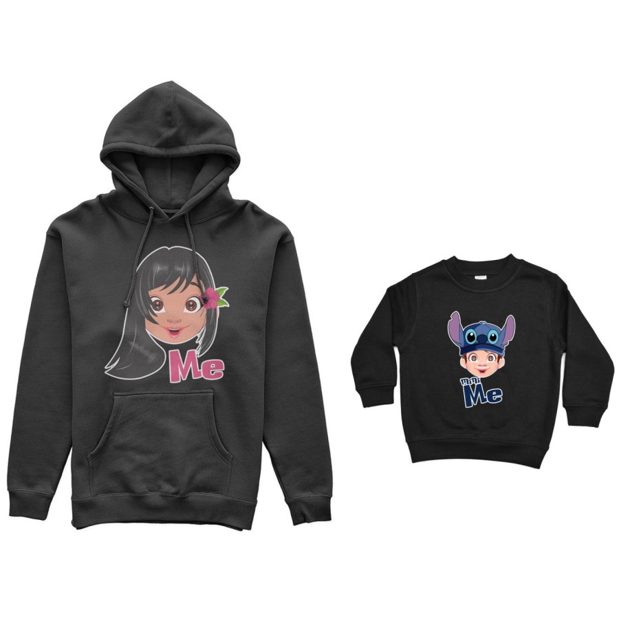 Coordinato felpe madre figlio me lilo mini stich Per la mamma
