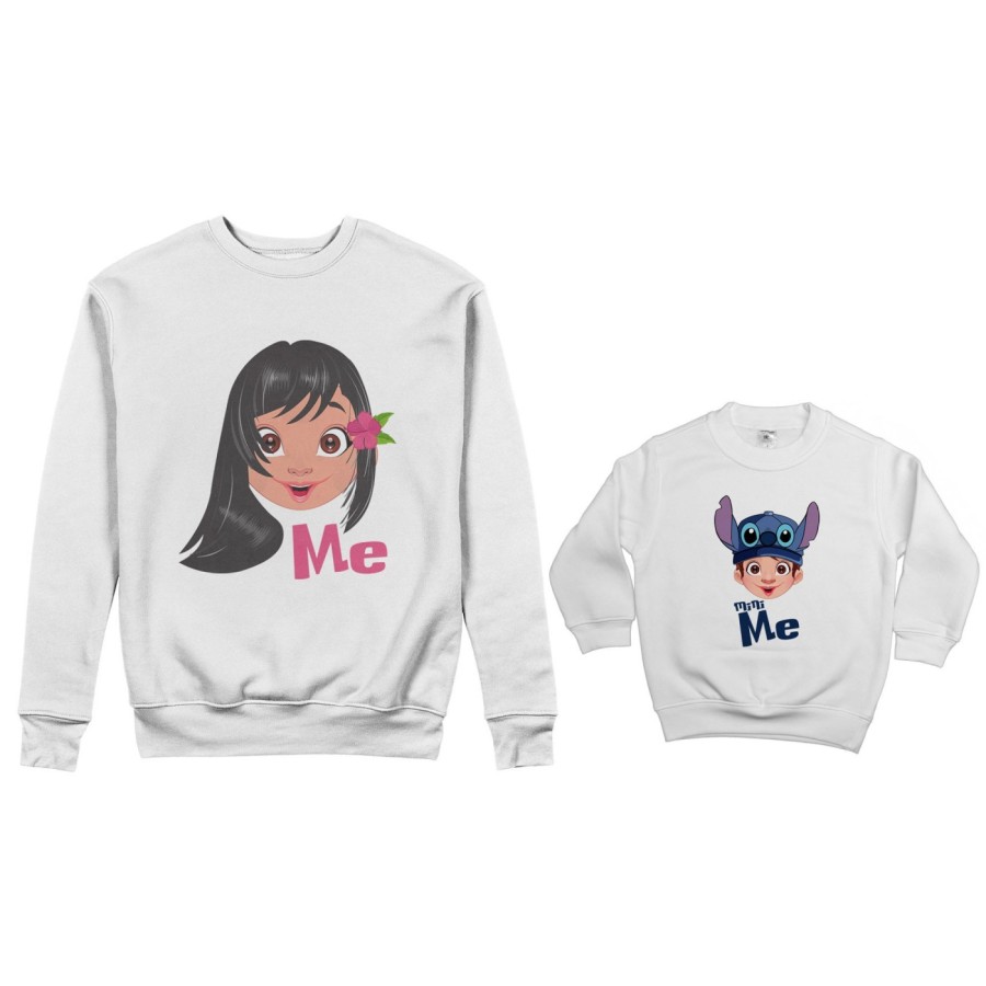 Coordinato felpe madre figlio me lilo mini stich Per la mamma