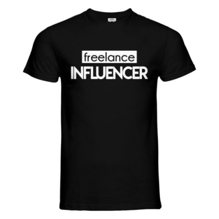 T-shirt uomo freelance influencer Frasi