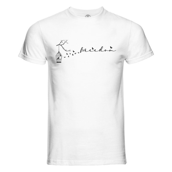 T-shirt uomo freedom Frasi