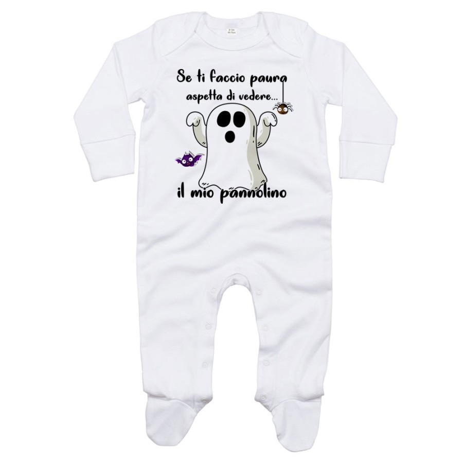 Tutina neonato se ti faccio paura aspetta di vedere il mio pannolino Halloween