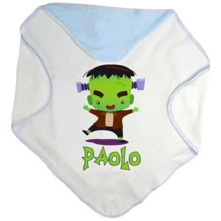 Accappatoio neonato personalizzato con nome piccolo...