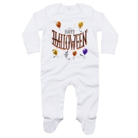 Tutina neonato happy halloween con palloncini...