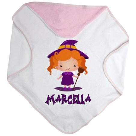 Accappatoio neonata personalizzato con nome piccola...
