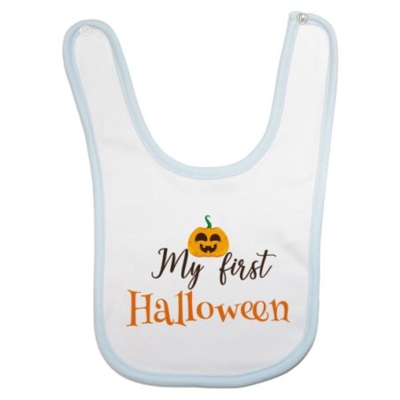 Bavaglino neonato my first halloween con zucca Halloween