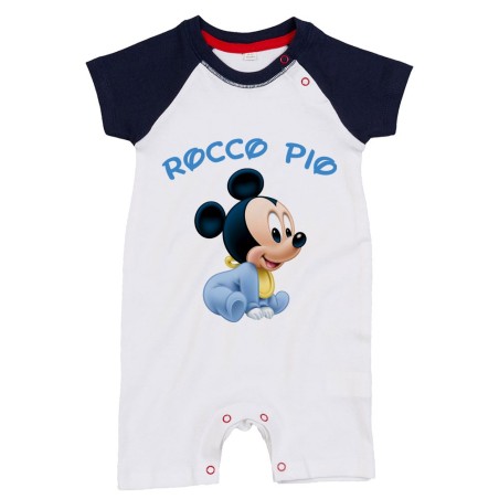 Pagliaccetto neonato personalizzato con nome baby...