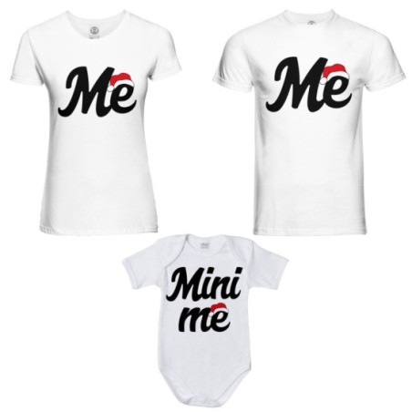 Tris t-shirt body per la famiglia personalizzabile con...