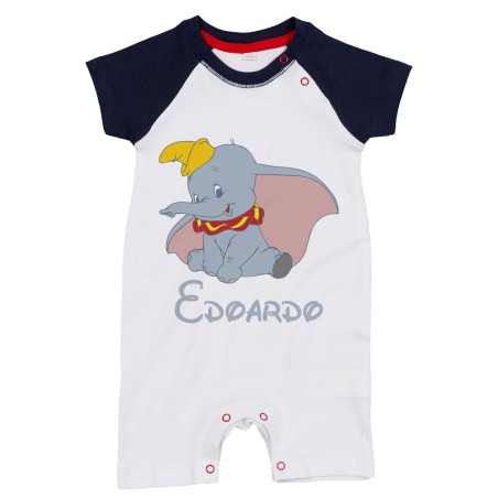 Pagliaccetto neonato personalizzato con nome dumbo