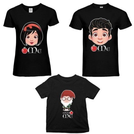 Tris t-shirt adulti bambino me principe florian me...