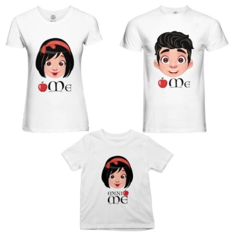 Tris t-shirt adulti bambino me principe florian me...