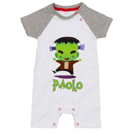 Pagliaccetto neonato personalizzato con nome piccolo...