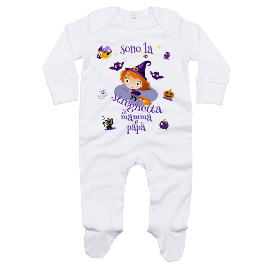 Tutina neonato sono la streghetta di mamma e papà Halloween