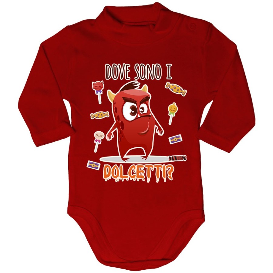 Body lupetto neonato mostriciattolo dove sono i dolcetti? Halloween