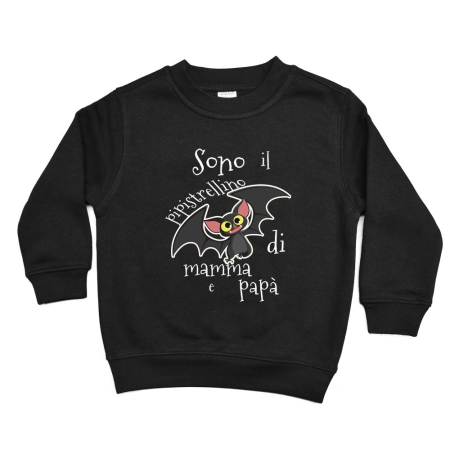 Felpa bambino sono il pipistrellino di mamma e papà Halloween