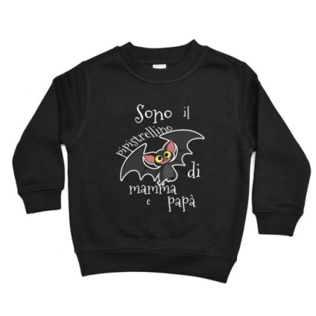 Felpa bambino sono il pipistrellino di mamma e papà