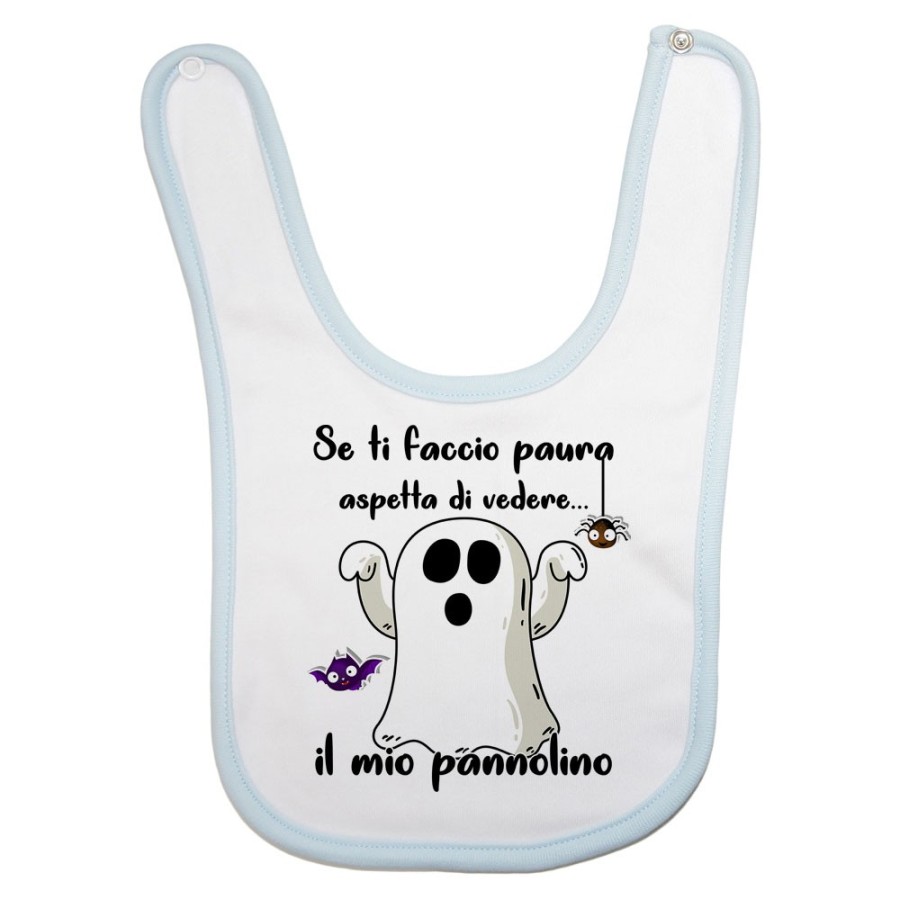 Bavaglino neonato se ti faccio paura aspetta di vedere il mio pannolino Halloween