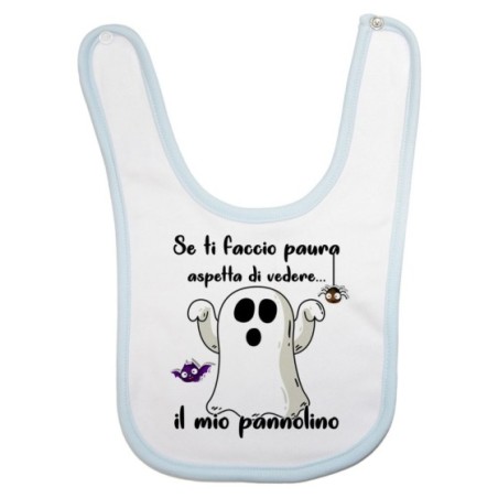 Bavaglino neonato se ti faccio paura aspetta di vedere il mio pannolino Halloween